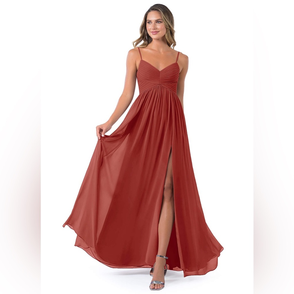 Azazie Terracotta Bridesmade dress